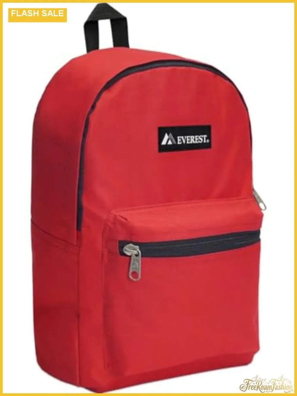 Mid-Size Backpack Double Zipper School Work Travel